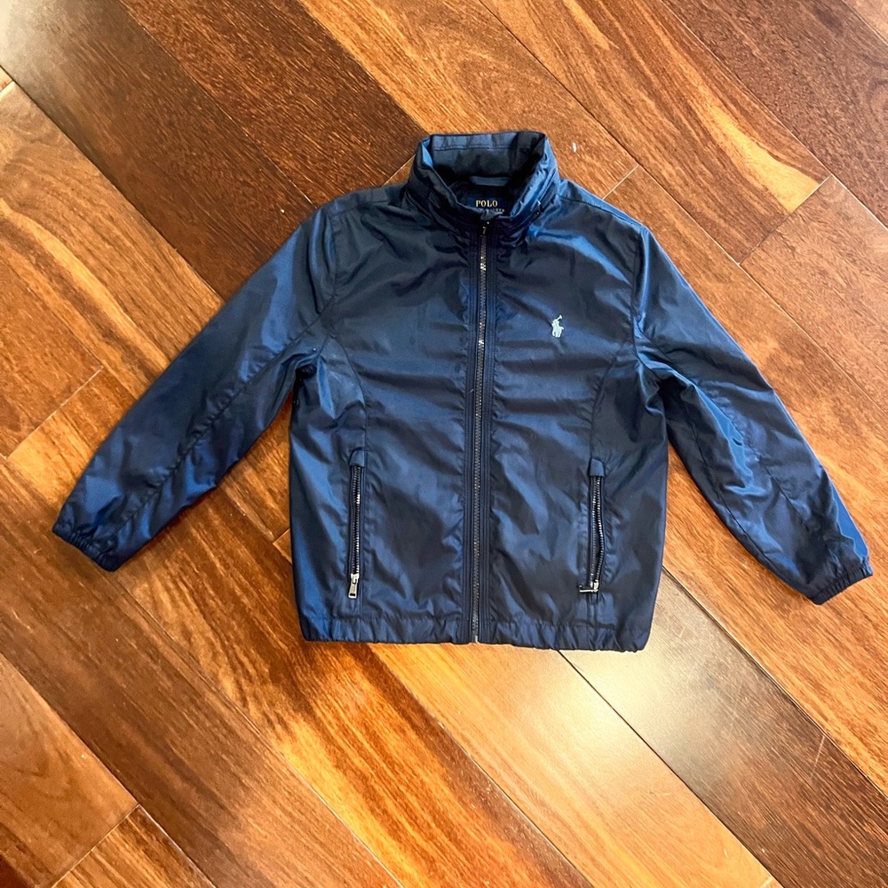 Polo by Ralph Lauren Boys Windbreaker Jacket - Navy - Size 7